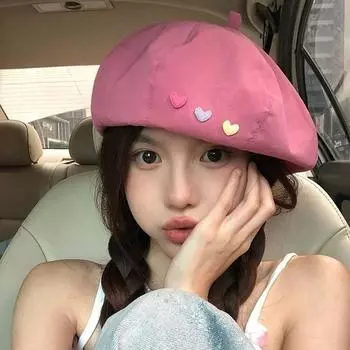 Милая сестра любовь берет женский летний универсальный большой обхват головы показывающий лицо маленький тонкий дышащий малярный бутон шляпа M56-58cm