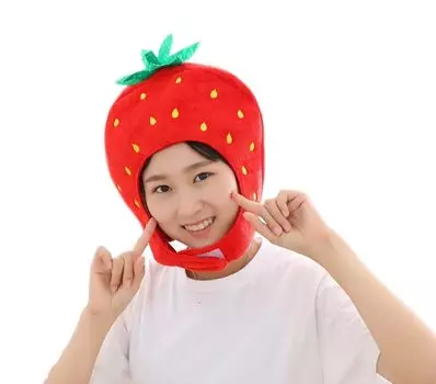 Милая шапка-клубничка Speed Mao для костюмированных мероприятий и т. д.