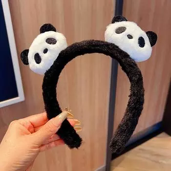 Милая шерстяная повязка на голову с кроличьими ушками для женщин, дамские головные уборы, принцесса, девочки, милый ободок для головы с кроликом