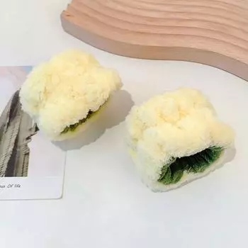 Милая Сладкая Желтая Повязка на Голову Ананас Умывание Лица Набор из Трех Предметов Поддерживать Сухость Водонепроницаемая Напульсник Креативная Повязка для Умывания Макияжа Волос