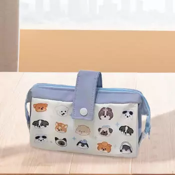 Милая собака карандаш Cas, канцелярская сумка ручка маркер держатель большой емкости мультфильм животные коробка Puppy