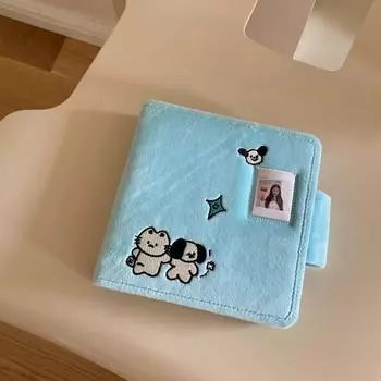 Милая собака кошка A7 6-луночный покерный альбом фотокарточка