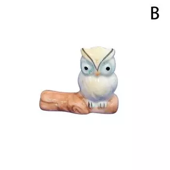 Милая сова керамическая подставка для палочек для еды подставка для ножей и вилок держатель для столовых приборов в китайском стиле подставка для палочек для еды кухонные принадлежности для домашнего использования