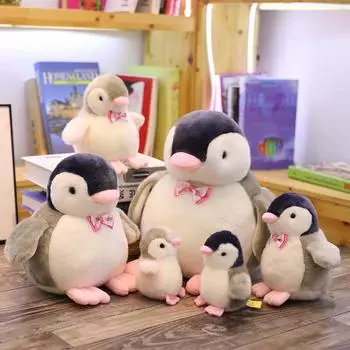 Милая супер милая маленькая кукла-пингвин, плюшевая игрушка, кукла, мини-маленькая кукла, подарок на день рождения, девочка, принцесса, Рождественский подарок, праздничные поздравления, декоративная подушка 12CM