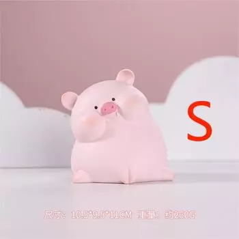 Милая свинья-копилка для экономии денег, милый сейф для хранения монет, виниловая антипадающая копилка для подарков на день рождения, домашний декор, украшение
