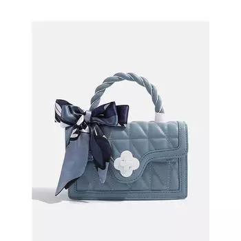 Милая текстура французской маленькой квадратной сумки для отправки первой девушке подругам подарок на день рождения модная сумка через плечо