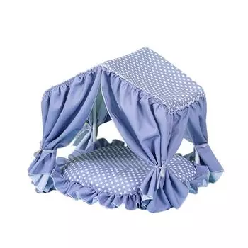 Милая тканевая палатка для домашних животных для друзей Next Pet Nest It Comfortable Winter. Подушка – держите своего питомца с этим милым питомцем синий