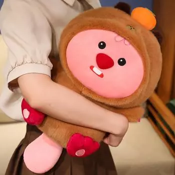 Милая Трансформация Кукла Руби Капибара Хурма Мультфильм Плюшевая Игрушка Милая Кукла Тряпичная Кукла 30cm