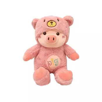 Милая трансформированная свинья плюшевая игрушка свинья кукла кровать спальная подушка дети девочки подарок игровая кукла One Size