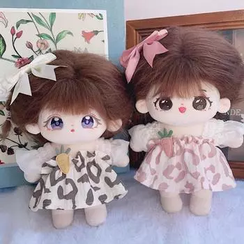 Милая юбка мягкая кукольная одежда костюм сменный наряд плюшевые игрушки одежда кукольный аксессуар pink-style 2