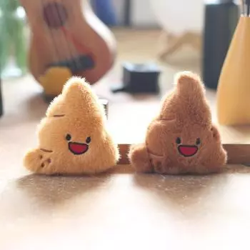 Милая забавная подвеска в виде какашки, плюшевая игрушка, кукла, сумка для борьбы, подвесной брелок, кукла 11cm