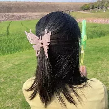 Милая заколка-бабочка, летняя заколка, супер-бабочка, акула, коготь, головной убор, аксессуар для волос, инструменты для укладки для женщин 3