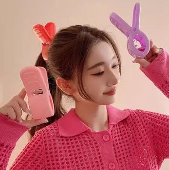 Милая заколка для волос в виде акулы для косплея для взрослых и детей, красная шпилька с хвостиком, модная корейская заколка для волос с когтями, головные уборы, аксессуары, подарок 1