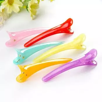 Милая заколка для волос в виде желе конфетного цвета Liu Seaside Clip Заколка в виде аллигатора с одной линией Заколка в виде утиного клюва Заколка в виде игольчатого клюва