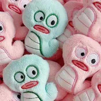 Милая зеленая и розовая змея с большими глазами, плюшевые животные, куклы, игрушки, самодельные наполнители, сумка, шляпа, обувь, носки, аксессуары, подарки на день рождения зелёный
