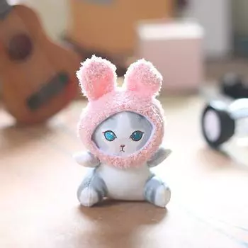 Милая жареная креветка, кошка, акула, кролик, плюшевая подвеска, брелок, пушистая мягкая игрушка, рюкзак, подвески, украшения, аксессуары, подарки