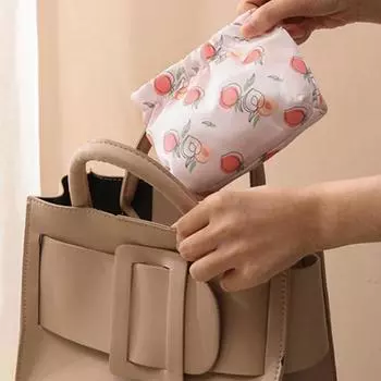 Милая женская сумка для хранения гигиенических салфеток, водонепроницаемая, с автоматическим закрытием, сумка для косметики, помады, кошелек для монет, подарочная сумка as the picture