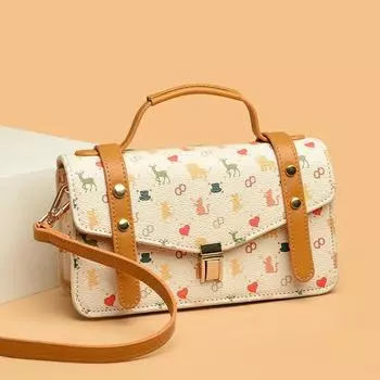 Милая женская сумочка для девочек, изысканная индивидуальная модная женская сумка через плечо, свежая