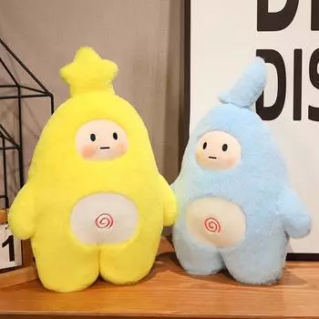 Милая Звезда Луна Люди Подушка Плюшевая Игрушка Подушка Кукла Детский Сюрприз Подарок На День Рождения Диван Кукла Девочка 38*29cm 0.21kg