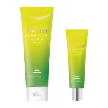 MILBON Aujua Climatic Care EXshield Set Clear Gel + Reflect Serum набор для сияния волос