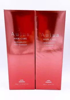 Milbon Aujua Repairity Шампунь 500 мл Лечение волос 500 г Набор (Аужуа) &