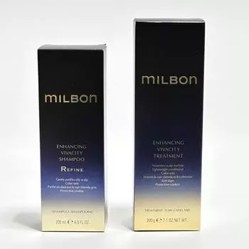 Milbon Enhancing Vivacity Shampoo Refine Treatment 200 мл Global Milbon Premium Position Набор из 2 Milbon LSC [Набор продуктов] &