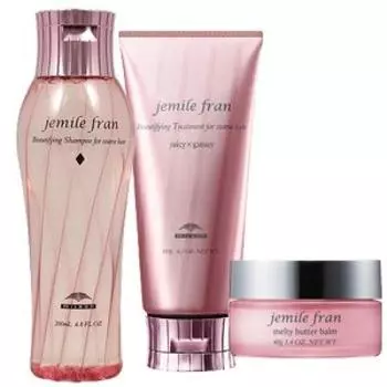 MIlbon Gemile Fran Шампунь Diamond 200 мл Лечение Juicy Glossy 180 г Растительный масляный бальзам Твердый тип 40 г Набор + +