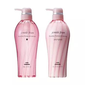 Milbon Gemile Fran Шампунь для лечения сочных волос Juicy 500 мл 500 г Набор бутылок и (Даймонд и Гуллоши)