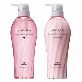 Milbon Gemile Fran Шампунь Heart H 500 мл + Набор Treatment Silky Shiny 500 г