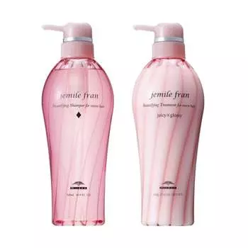 Milbon Gemile Fran Шампунь и лечение (Алмазный и сочный Гуллоши) Набор бутылок 500мл 500г