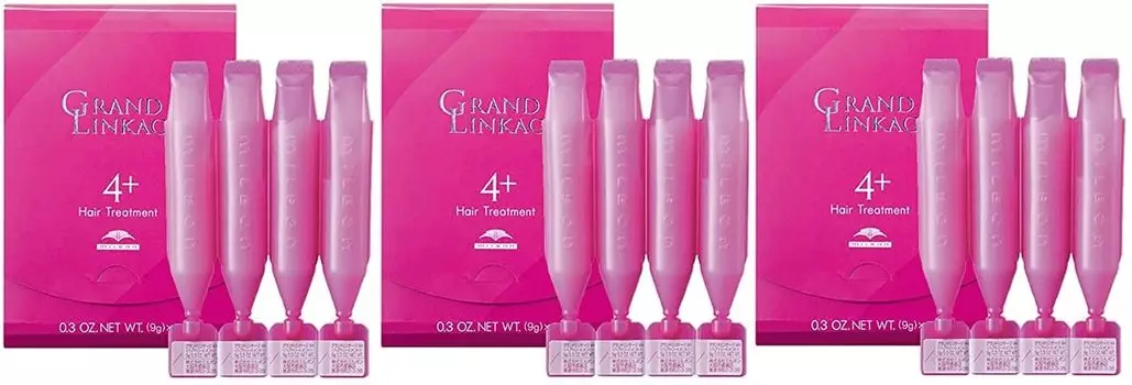 Milbon Grand Linkage 9 г x 4 набора по 3 процедуры 4+