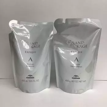 Milbon Grand Linkage Exfique Airy Luxe 400mlR Refill Set Refill Shampoo/Treatment