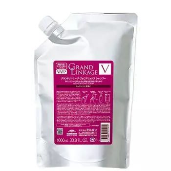 MILBON Grand Linkage Velor Luxe Shampoo 1000 мл Увлажняющий твердый шампунь (для волос/кудрявых волос)