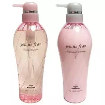 Milbon Jemile Fran Heat Gloss J Шампунь 500 мл Лечение 500 г Набор [jemile fran]