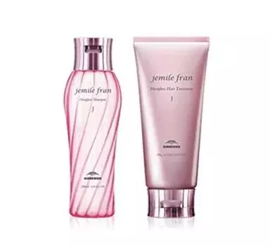 Milbon Jemile Fran Heat Gloss J Шампунь 200 мл Лечение 180 г Набор [jemile fran]