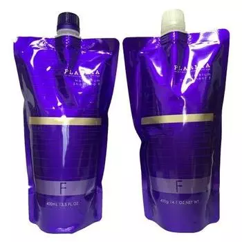 Milbon MILBON Plamia Hair Serum Shampoo F & Treatment F 400mL each refill set