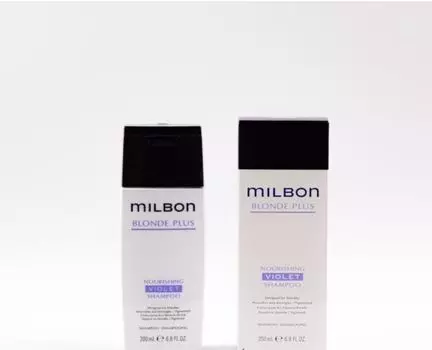 Milbon Питательный Фиолетовый Шампунь 200 мл Цветной Шампунь Global Milbon Blonde Plus Milbon LSC