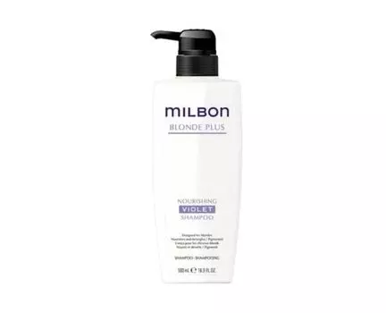 Milbon Питательный Фиолетовый Шампунь 500 мл Цветной Шампунь Global Milbon Blonde Plus Milbon LSC