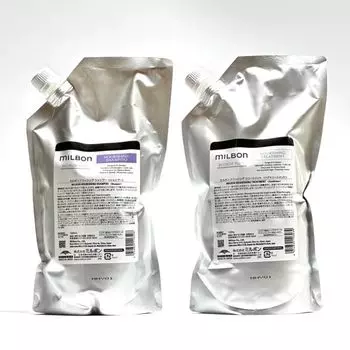 Milbon Питательный шампунь для волос 1000 мл Global Milbon Blonde Plus 2 флакона набор Milbon LSC [Набор продуктов] &