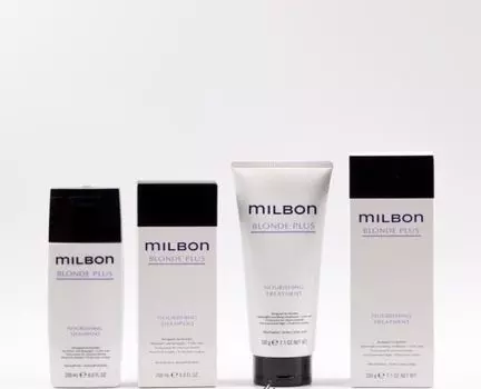 Milbon Питательный шампунь для волос 200 мл Global Milbon Blonde Plus 2 флакона набор Milbon LSC [Набор продуктов] &