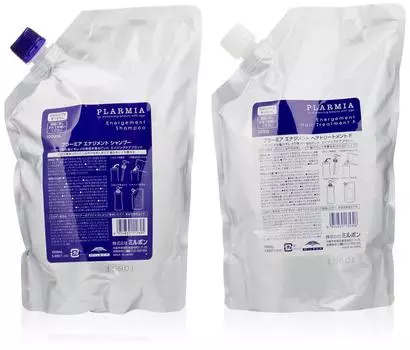 Milbon Plamia Energement Shampoo 1000 мл Treatment F 1000 г Refill