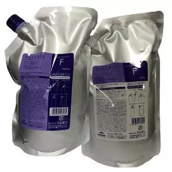 Milbon Plamia Hair Serum Shampoo F 1000 мл Treatment F 1000 мл Refill Set &