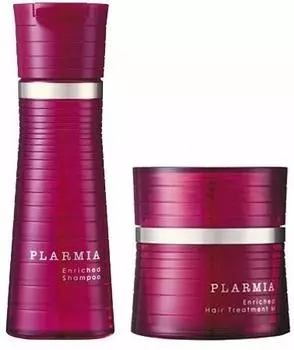 Milbon Plamia Обогащенный Шампунь 200 мл Лечение M 200 г Набор +