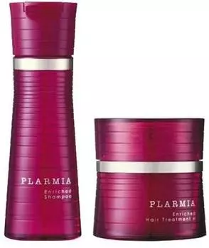 Milbon Plamia Обогащенный Шампунь 200 мл Лечение M 200 г Набор +