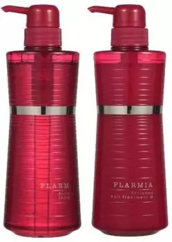 Milbon Plamia Обогащенный Шампунь 500 мл Лечение M 500 г Набор +