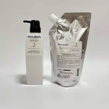 Milbon Reawaken Renewing Cream 600 г Global Milbon Renewing Salon Treatment Refill Bottle System Milbon No.2