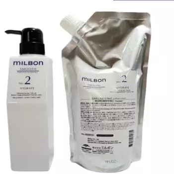 Milbon Smooth Hydrate Treatment 600 г Global Milbon Smoothing Salon Treatment Сменный блок с бутылочкой Milbon No.2