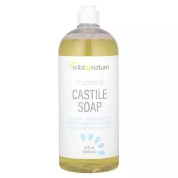 Mild By Nature Кастильское мыло без запаха, 34 жидких унции (1005 мл)