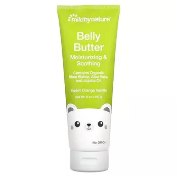 Mild By Nature, Масло для живота, ваниль и апельсин, 8 унций (227 г)