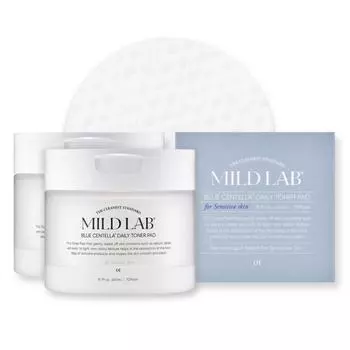 Mild Lab Blue Centella Daily Toner Pads, 70 упаковок, 2 шт.